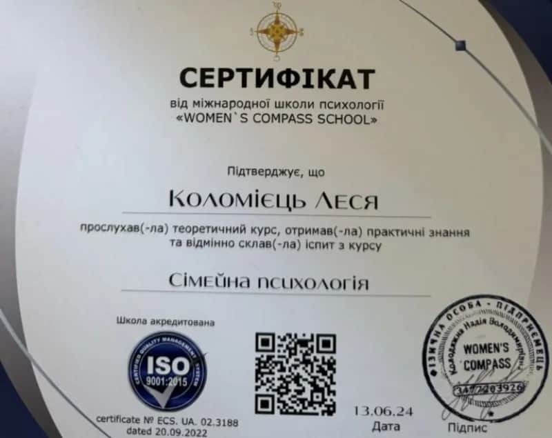 Сертифікат 4