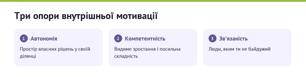 Три базові потреби в дизайні робочої ролі