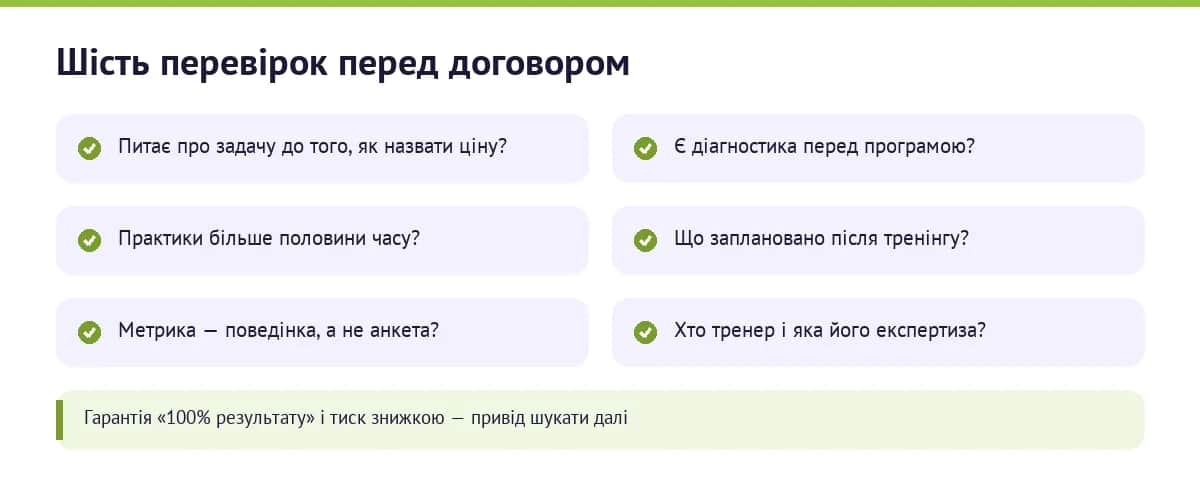 Шість запитань, які варто поставити провайдеру до підписання договору