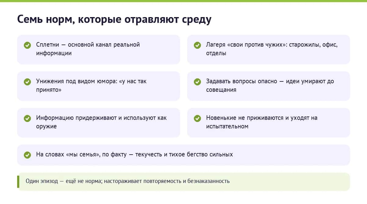 Семь норм, которые отравляют среду
