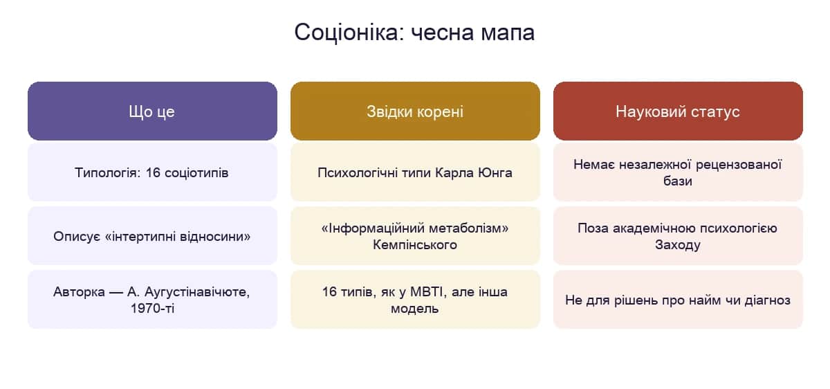 Соціоніка: що це, звідки корені та який науковий статус